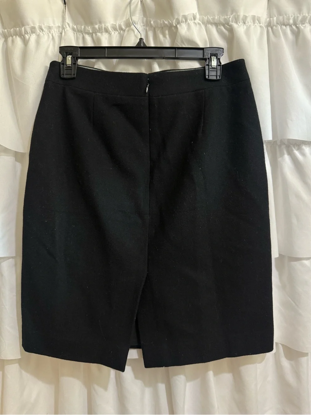 J. Crew wool blend Black Pencil Skirt